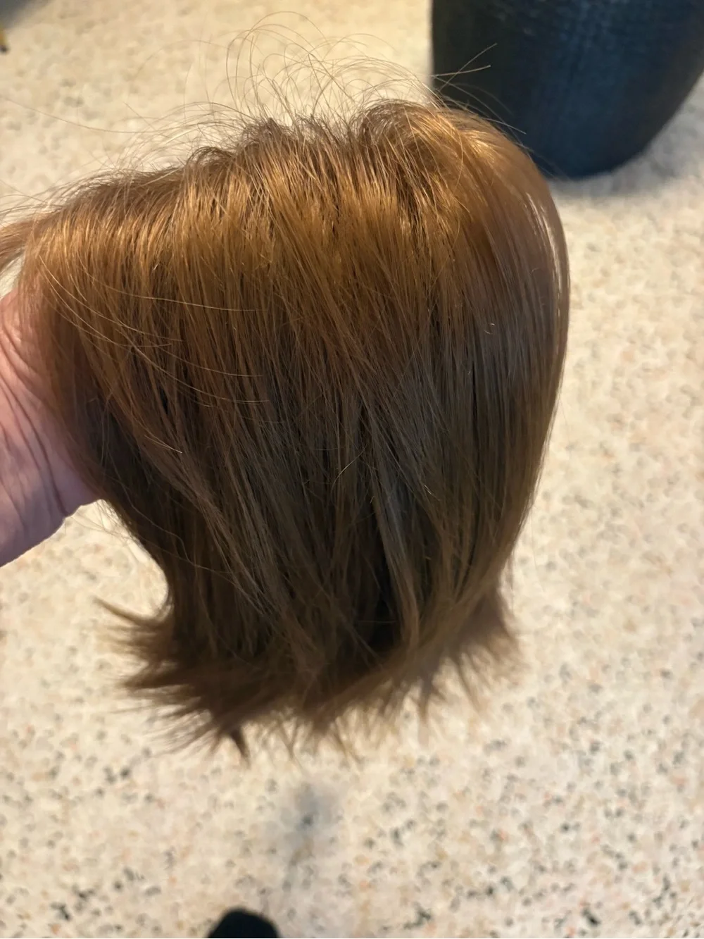 PAULA YOUNG New CHASE Auburn Brown Synthetic straight Bob! Tags! Basic Cap.